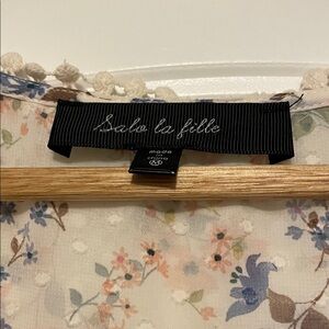 Floral Women's Blouse - Cream